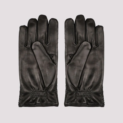 Shop Bottega Veneta Intrecciato Gloves In Black