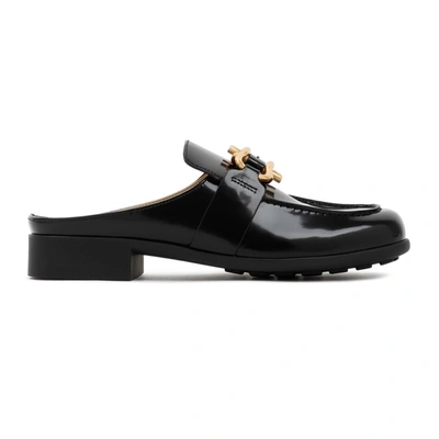 Shop Bottega Veneta Monsieur Loafer Shoes In Black