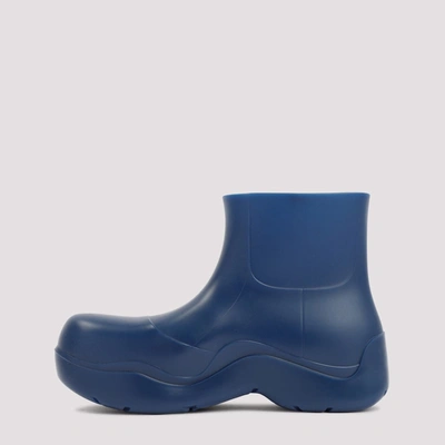 Shop Bottega Veneta The Puddle Ankle Boots Shoes In Blue