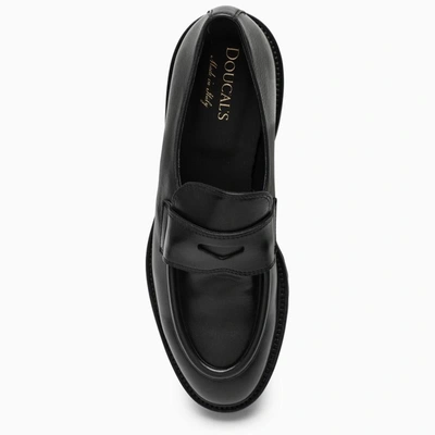 Shop Doucal's Loafers In Black