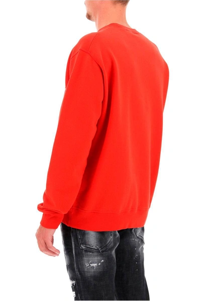 DSquared² Icon Logo Sweatshirt in Red for Men