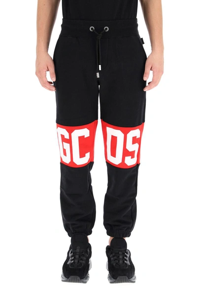 Shop Gcds Logo Band Sweatpants In Black