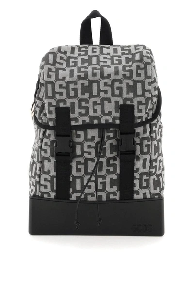 Shop Gcds Monogram Backpack In Grey