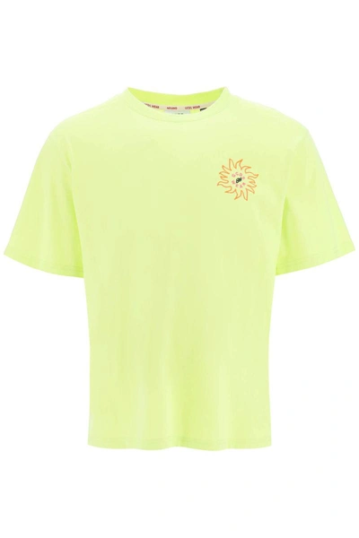 Shop Gcds Surfing Wirdo T-shirt In Green