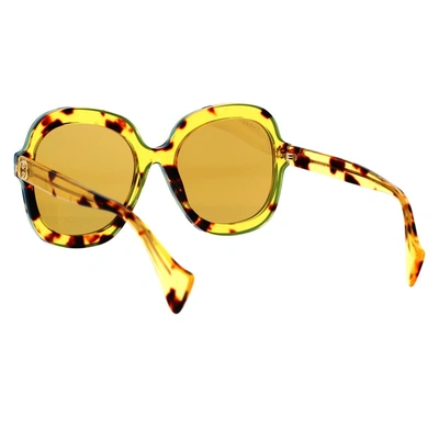 Shop Gucci Eyewear Sunglasses In Havana