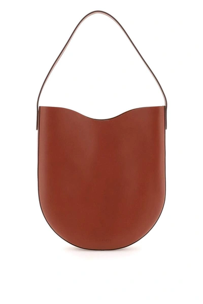 Shop Il Bisonte Shoulder Hobo Bag In Brown