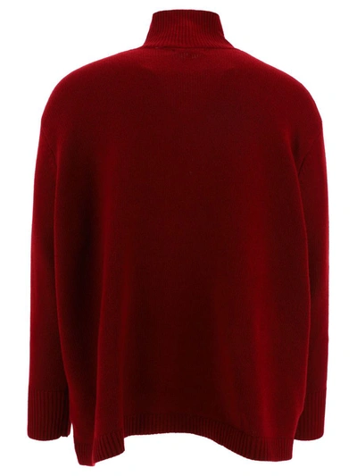 Shop Levi's Jacquard Sweater In Red