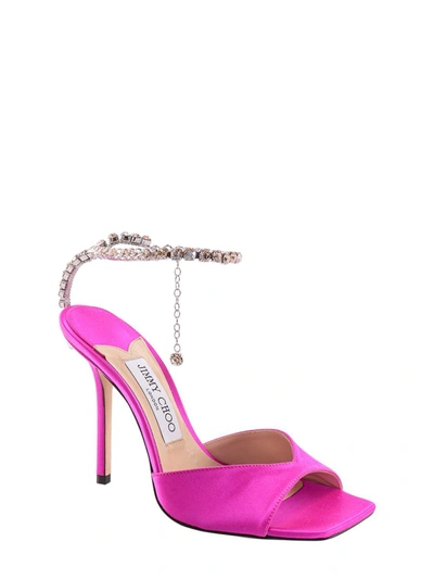 Shop Jimmy Choo Saeda In Pink