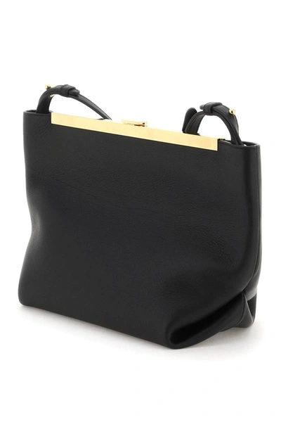 Shop Khaite 'augusta' Crossbody Bag In Black