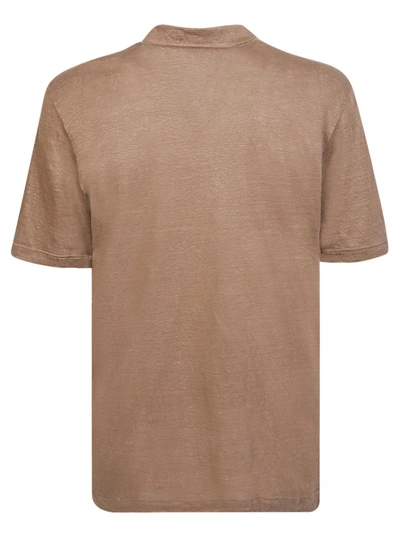 Shop Lardini T-shirts In Brown
