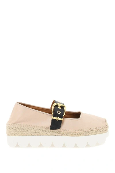 Shop Marni Mary Jane Espadrilles In Pink