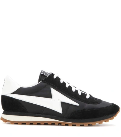 Shop Marc Jacobs Astor Lightning Bolt Sneakers In Llack