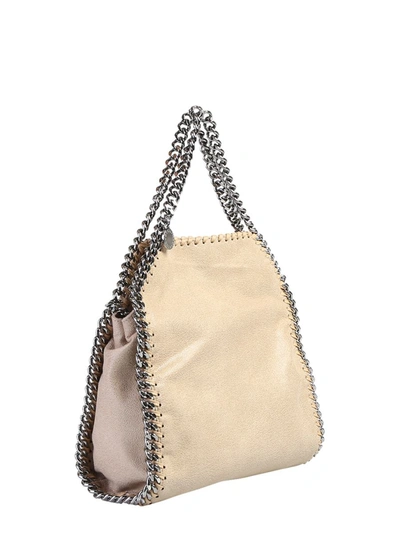 Shop Stella Mccartney Shoulder Bags In Beige