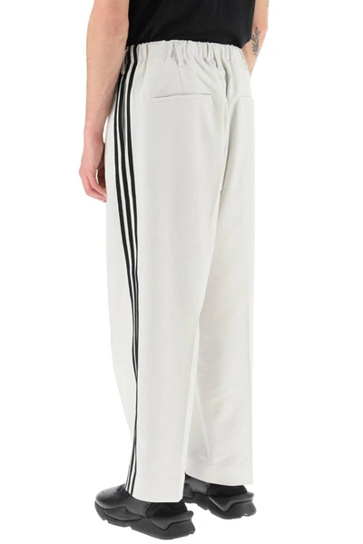 Shop Y-3 Lightweight Twill Pants With Side Stripes In Multicolor