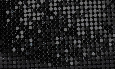 Shop Olga Berg Zara Mesh Frame Clutch In Black