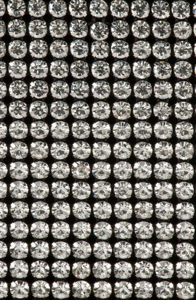 Olga Berg Laura Crystal Convertible Shoulder Bag In Black