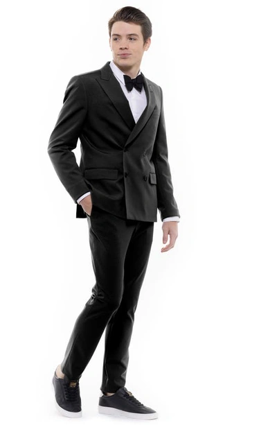 D.rt Thompson Double Breasted Water Repellent Blazer In Black
