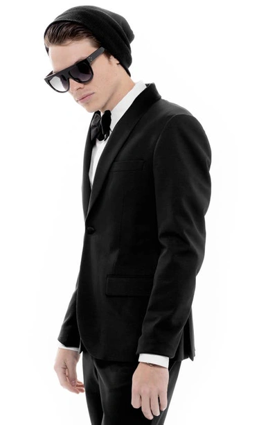Shop D.rt Sterling Single Breasted Water Repellent Tuxedo Jacket In Black Black