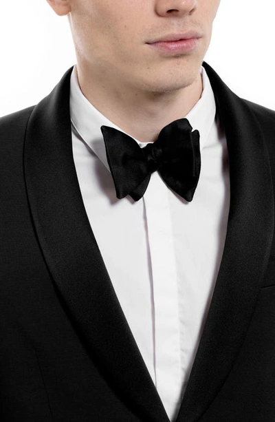 Shop D.rt Sterling Single Breasted Water Repellent Tuxedo Jacket In Black Black