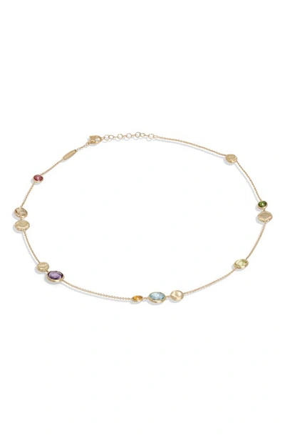 Marco Bicego Women's Jaipur Color 18k Yellow Gold & Multi-gemstone Station Necklace In Yellow Gold