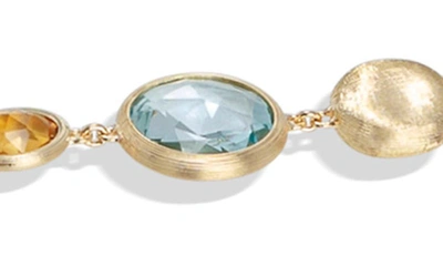 Marco Bicego Women's Jaipur Color 18k Yellow Gold & Multi-gemstone Station Necklace In Yellow Gold