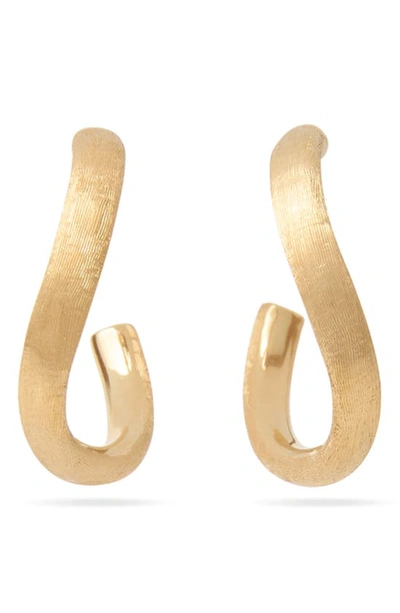 Marco Bicego 18k Yellow Gold Jaipur Textured Medium Hoop Earrings In Yellow Gold