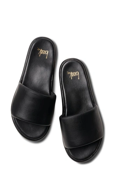 Shop Beek Puffbird Slide Sandal In Black