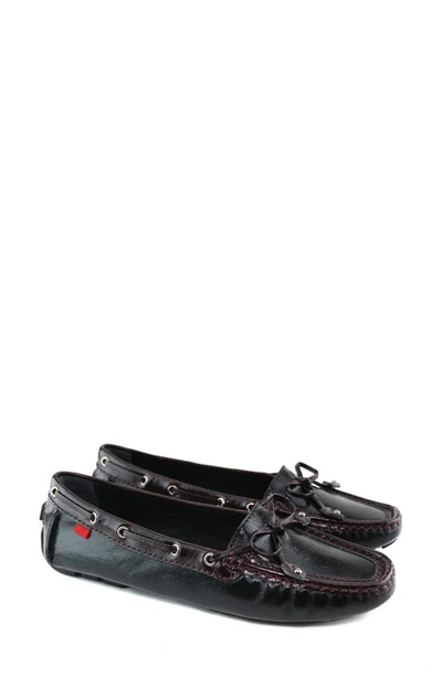 Shop Marc Joseph New York Cypress Hill Loafer In Black And Wine Svelte Patent