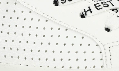 Shop Vintage Havana Kids' Ronda Sneaker In White/cheetahperf Multi