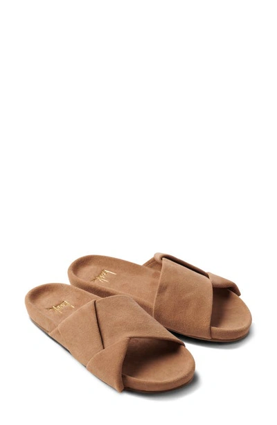 Shop Beek Tori Slide Sandal In Almond