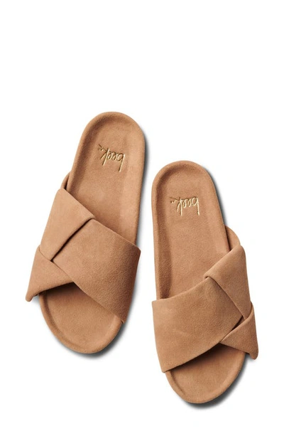 Shop Beek Tori Slide Sandal In Almond