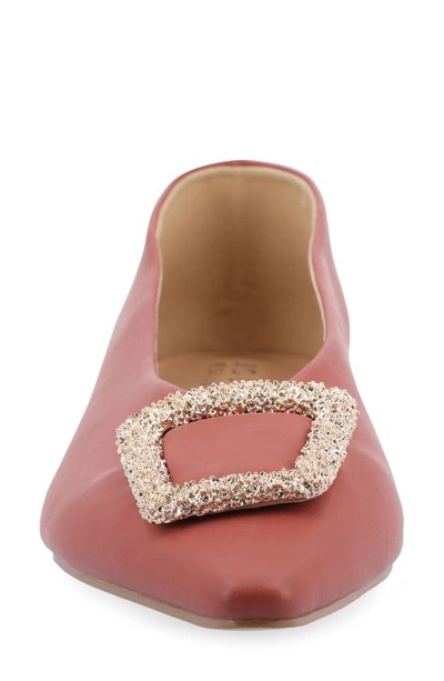 Journee Collection Elown Tru Comfort Flat In Clay