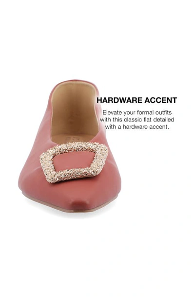 Journee Collection Elown Tru Comfort Flat In Clay