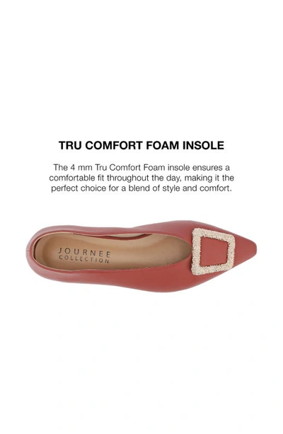 Journee Collection Elown Tru Comfort Flat In Clay