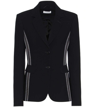 Shop Altuzarra Fenice Embroidered Blazer In Black