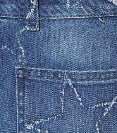 Shop Stella Mccartney Distressed Flared Jeans