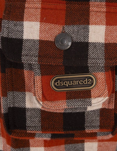 Dsquared2 Check-pattern Jacket In Multicolour
