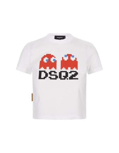 Shop Dsquared2 Pac- Mini T-shirt In In White