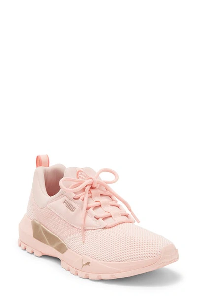 Puma Venus Knit Sneaker In Hibiscus Flower-rose Dust-gold | ModeSens
