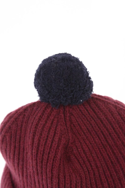 Shop Daniele Alessandrini Hat In Wine