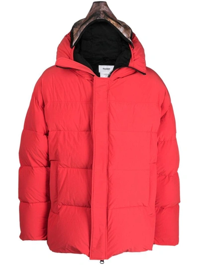 Doublet Short Down Jacket In Red