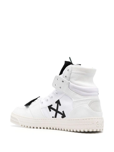 Shop Off-white 3.0 Off Court Leather Sneakers