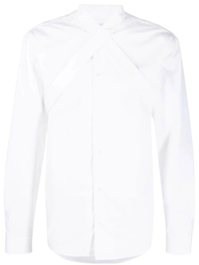 Shop Off-white Logo Cotton Shirt