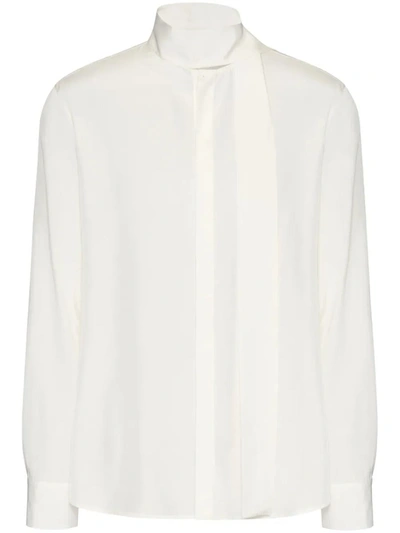 Shop Valentino Shirts In Ivory