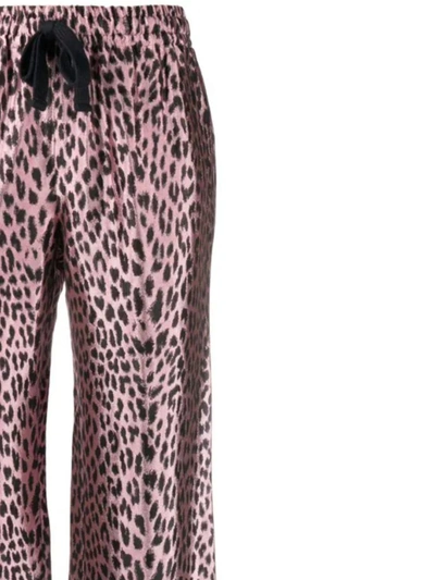 Shop Zadig & Voltaire Trousers In Rose Leo