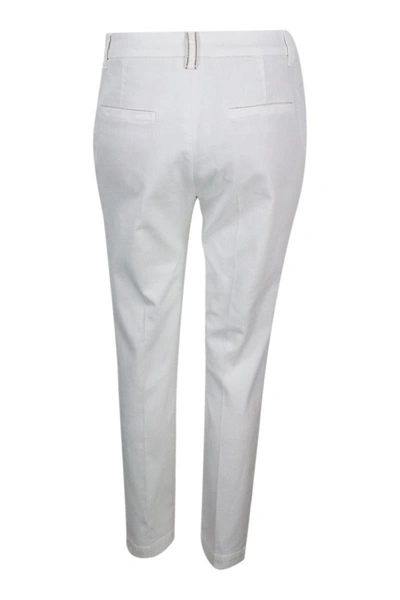 Shop Brunello Cucinelli Trousers In White