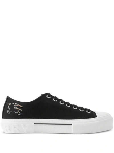 Shop Burberry Sneakers In Black