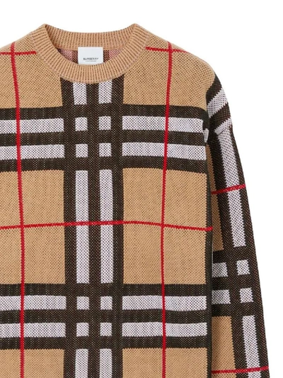 Shop Burberry Sweaters In Beige
