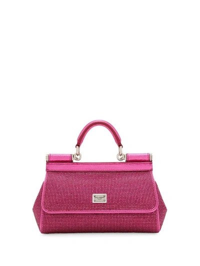 Shop Dolce & Gabbana Bags In Bouganville/fuxia