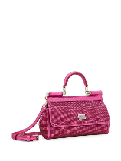 Shop Dolce & Gabbana Bags In Bouganville/fuxia